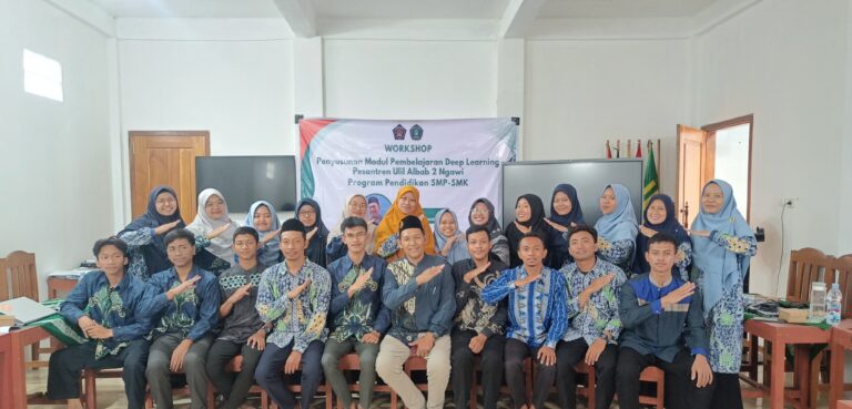 Pesantren Ulil Albab 2 Ngawi Gelar Workshop Penyusunan Modul Pembelajaran Berbasis Deep Learning